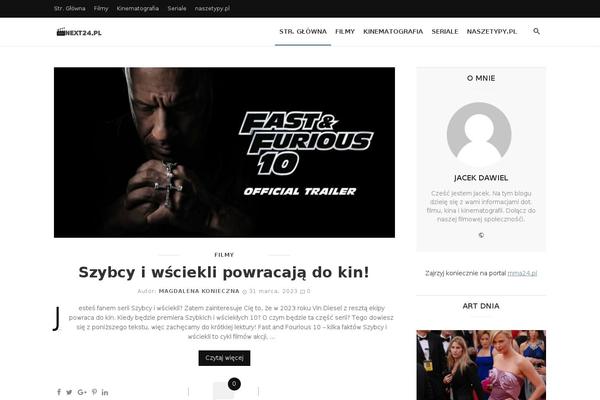 next24.pl site used Gwen