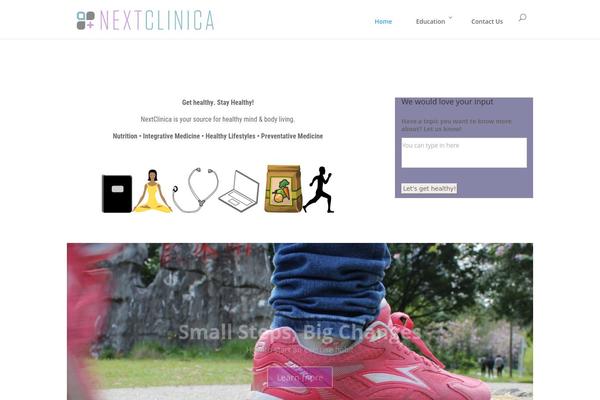Divi theme site design template sample
