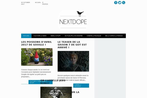 The Newswire theme site design template sample