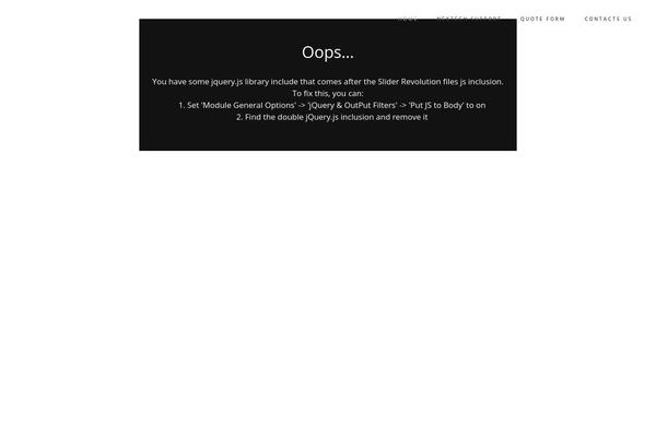 Site using Cubeportfolio plugin