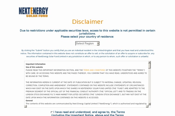 nextenergysolarfund.com site used Next-energy-solar