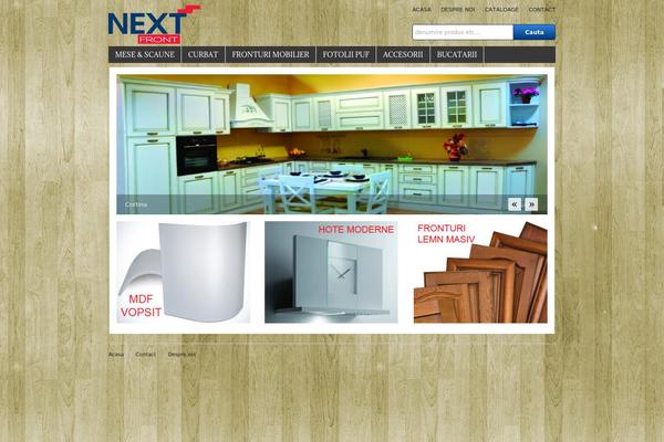 Bones theme site design template sample