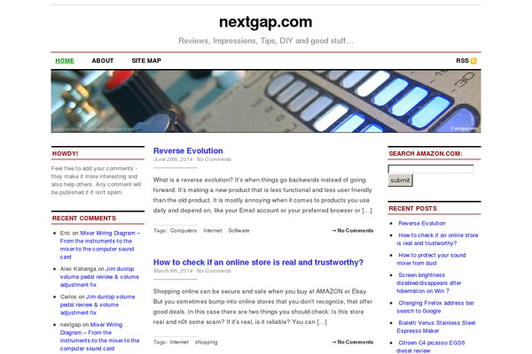 Cutline 3 Column Split theme site design template sample