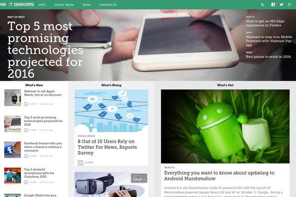 Site using Qode-news plugin