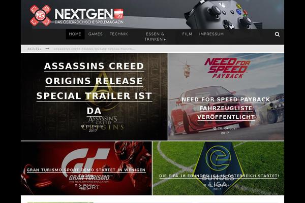 Valenti theme site design template sample