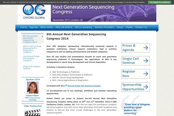 nextgenerationsequencing-congress.com site used Oxfordglobal