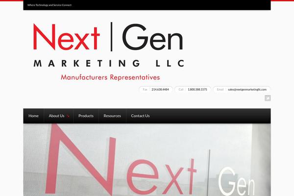 Progress theme site design template sample