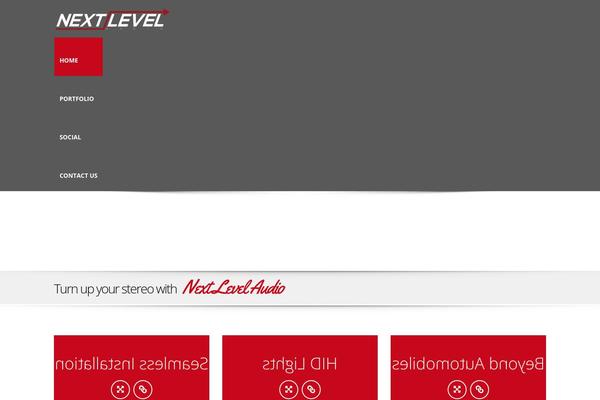Automotive Child theme site design template sample