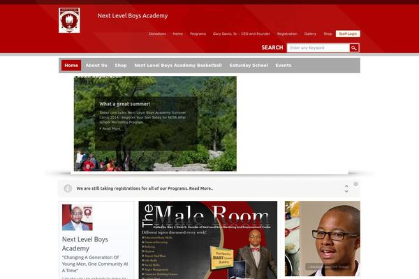 Wisdom theme site design template sample