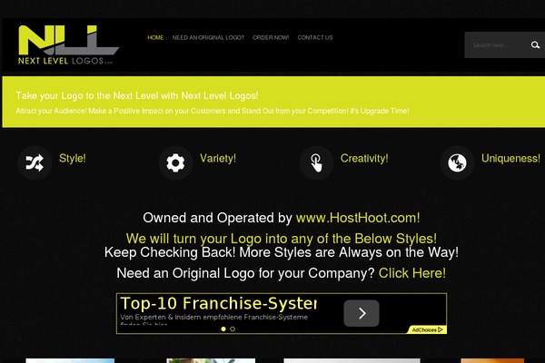 nextlevellogos.com site used Wunder
