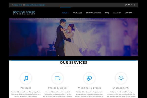 BeTheme Child theme site design template sample