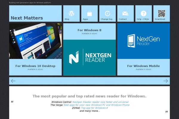 Metro theme site design template sample