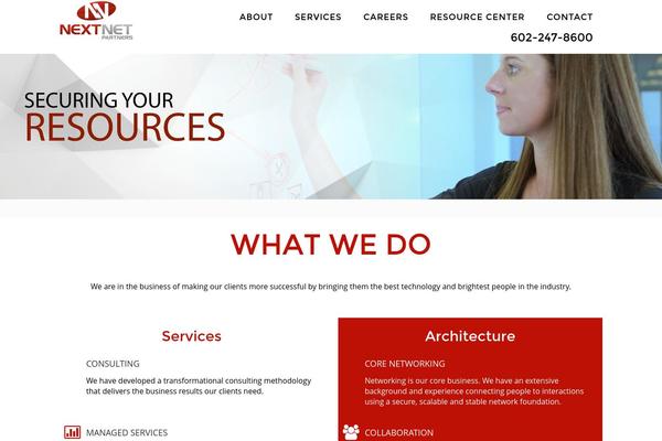 Parallax Pro theme site design template sample