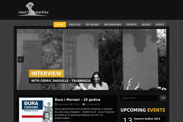 Clubber theme site design template sample