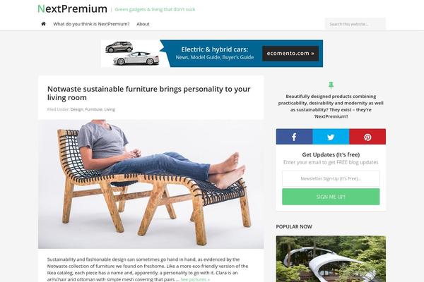 nextpremium.com site used Ecomento