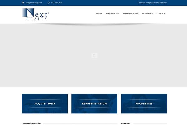 Next theme site design template sample