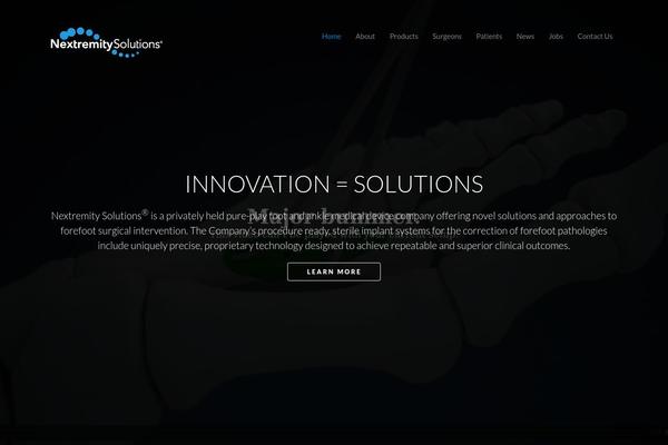 Morpheus theme site design template sample