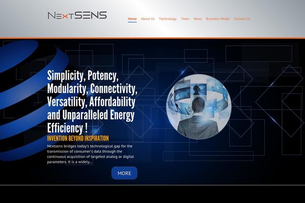 Fusion theme site design template sample