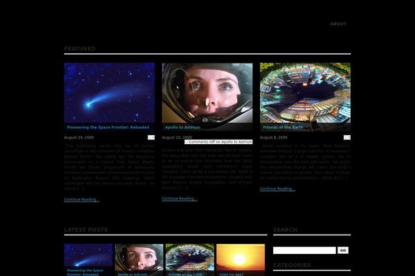 Equilibrium theme site design template sample