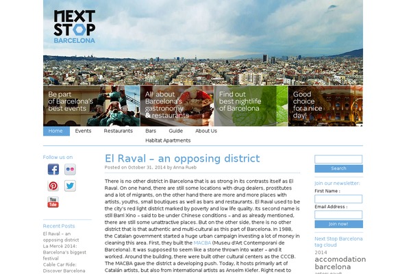 Sliding Door theme site design template sample