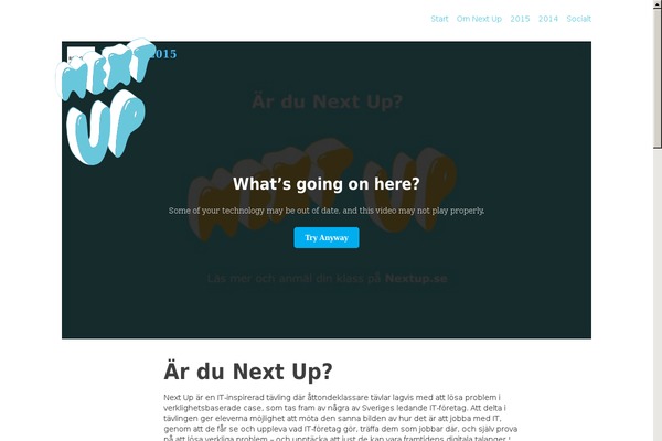 nextup.se site used Nextup