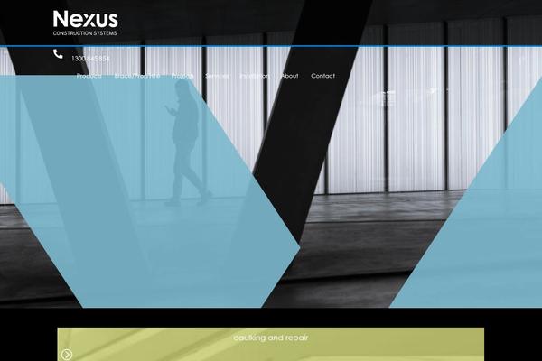 Nexus theme site design template sample