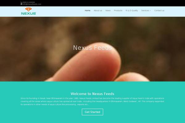 Site using Scroll Text Widget plugin