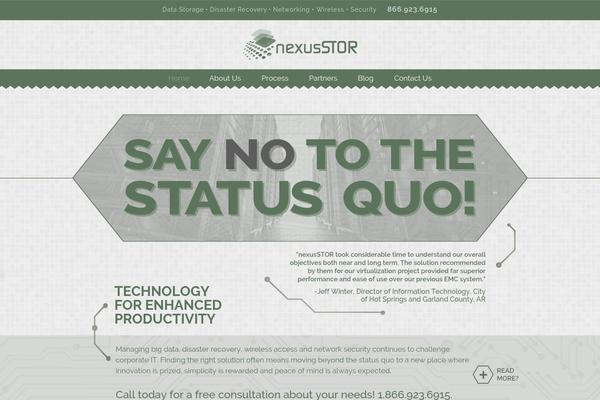 Quickstep theme site design template sample
