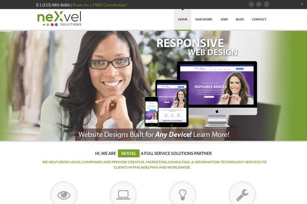 Delicate theme site design template sample