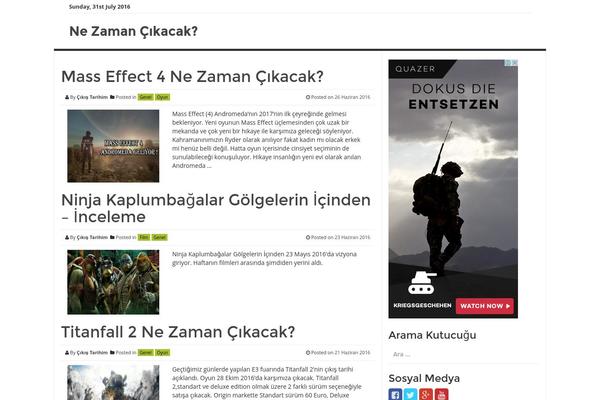 ColorMag theme site design template sample