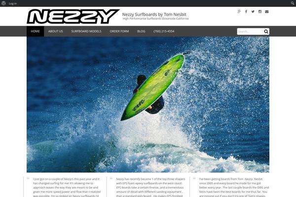 Magee theme site design template sample
