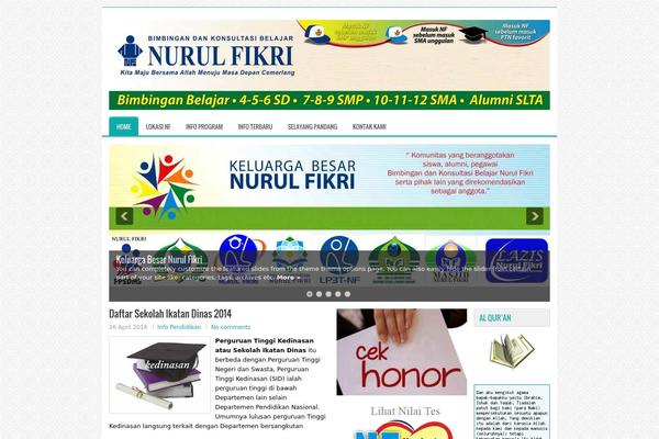 IMPACT theme site design template sample