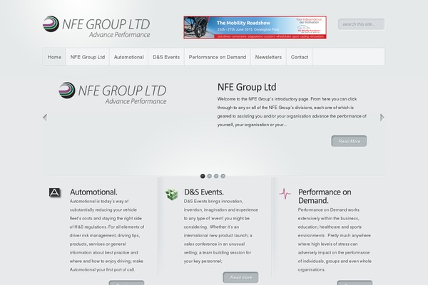 Minimal theme site design template sample