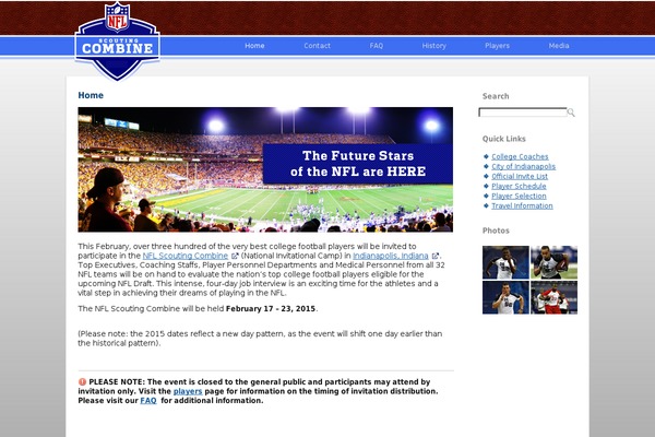 nflcombine.net site used Lockout