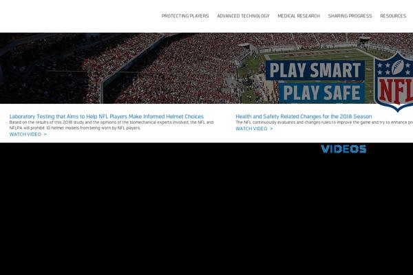 nflhealthandsafety.com site used Nfl-health-and-safety