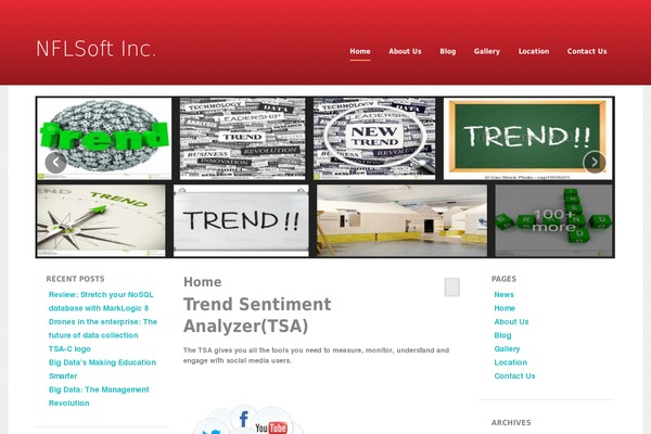 Gdtech theme site design template sample