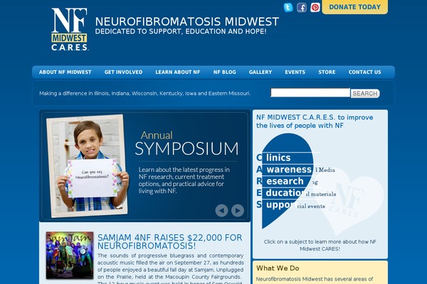 Nf theme site design template sample