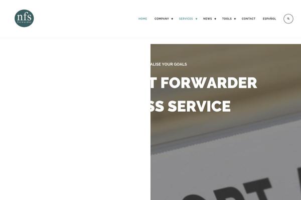 Logistic theme site design template sample