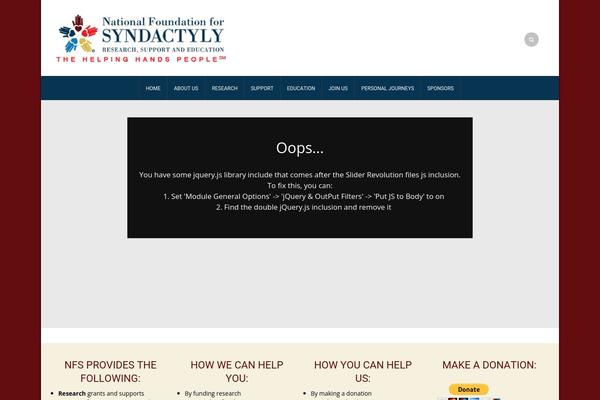 Royal theme site design template sample