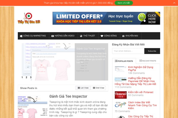 Alia theme site design template sample
