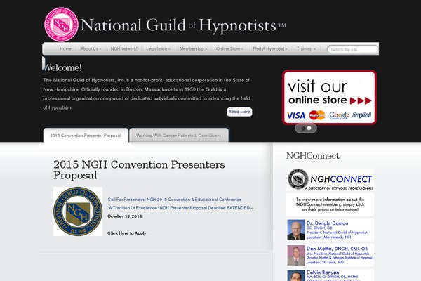 ngh.net site used Optima