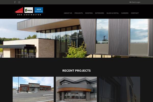 Unicon-child theme site design template sample