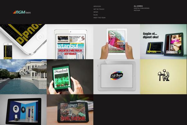 Konzept theme site design template sample