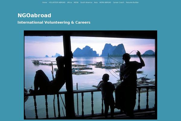 ngoabroad.com site used OceanWP