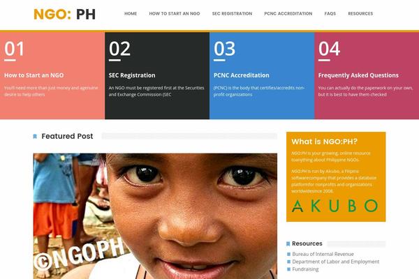 Supernova theme site design template sample