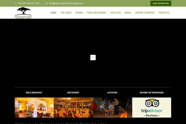 Site using Designthemes-rooms-addon plugin