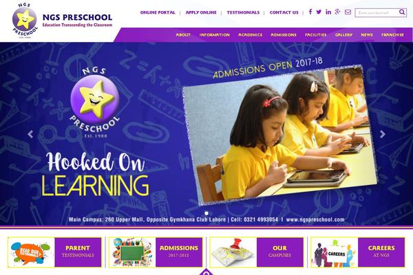 Enfold theme site design template sample