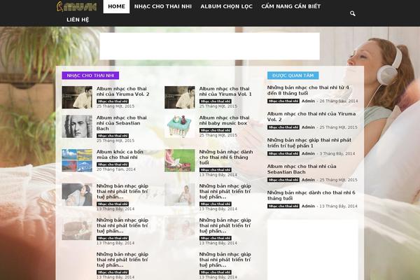 Newsmag Child theme site design template sample