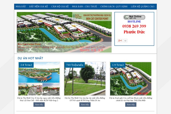 nhadatland.com site used Giaodien04