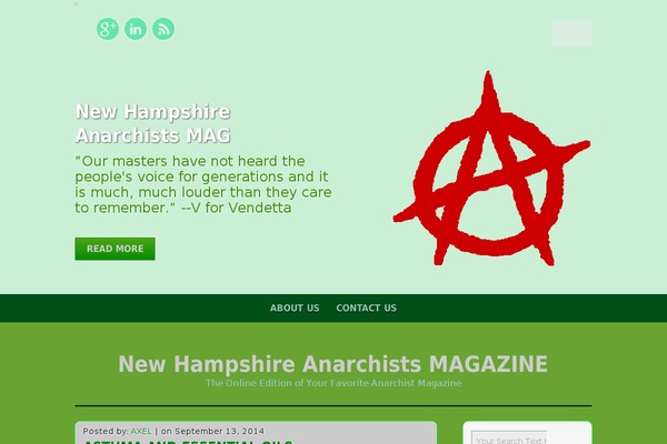 nhamagazine.com site used GREEN EYE